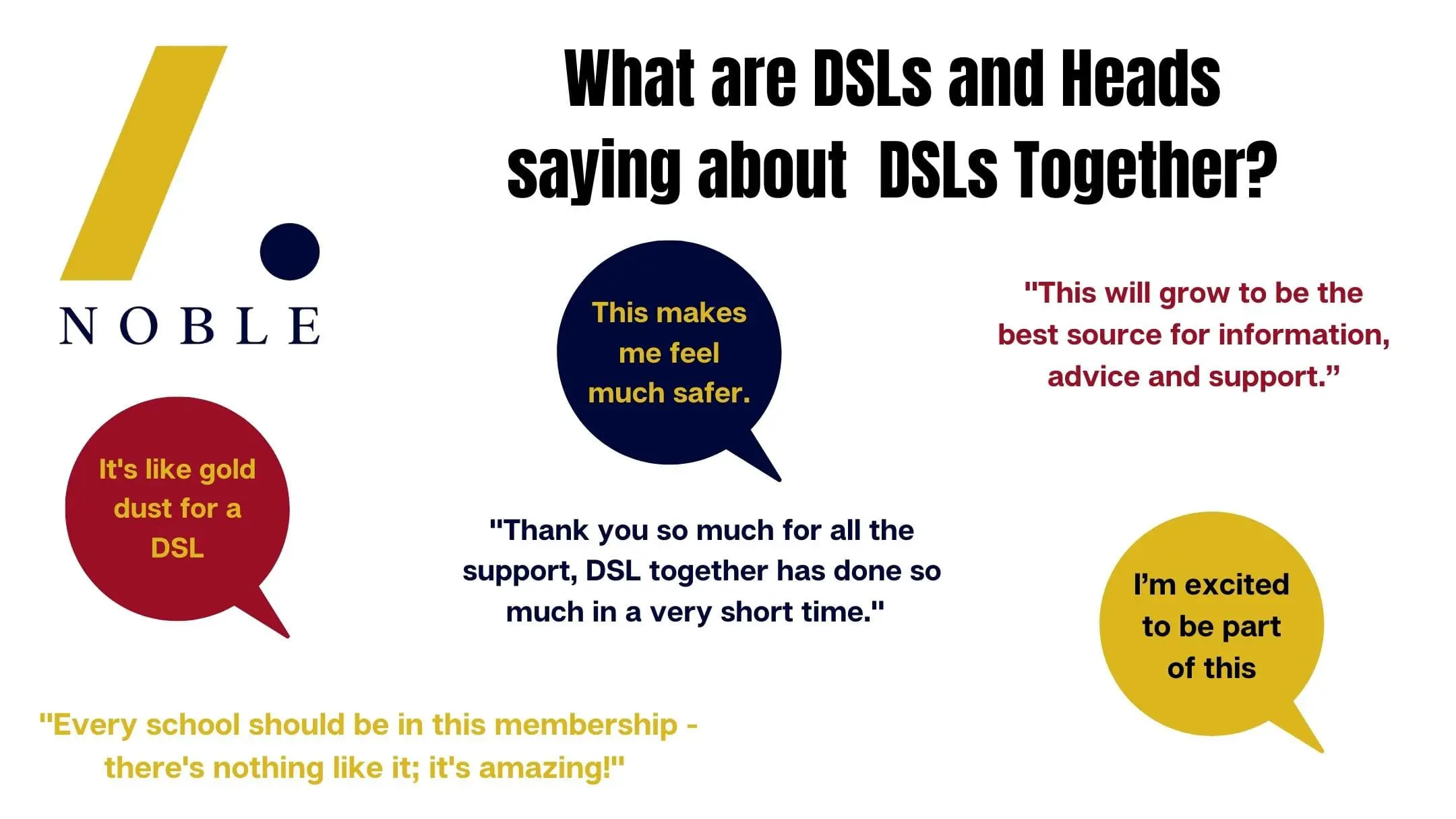 What DSLs and heads say about DSLs Together, including it is like gold dust for a DSL, and this makes me feel much safer